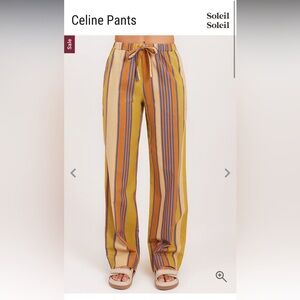 Soleil Soleil Celine Linen + Cotton Pants